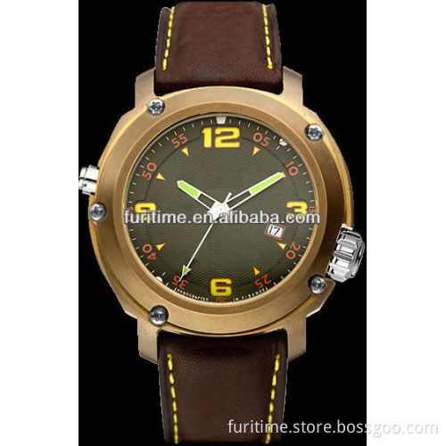 New brand Mens Black Dial Military Watch Mens Army Watch